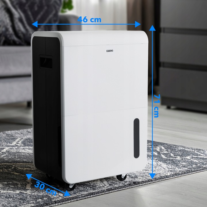 Osuszacz powietrza SEVA pochłaniacz wilgoci cichy wydajny aż 70L/24h +