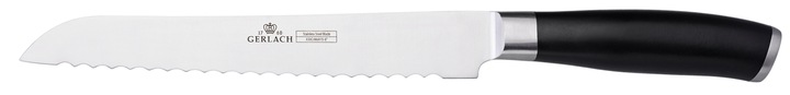 GERLACH ZESTAW KOMPLET NOŻY NÓŻ KUCHENNY W BLOKU DO CHLEBA SZEFA DECO BLACK