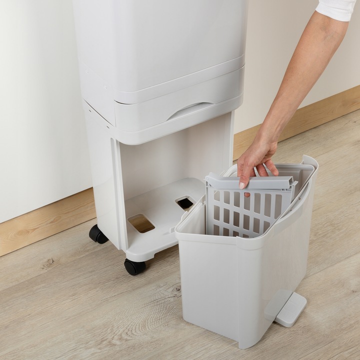 Kosz do Segregacji Śmieci Odpadów Domowy Kubeł na Śmieci do Kuchni Kółka