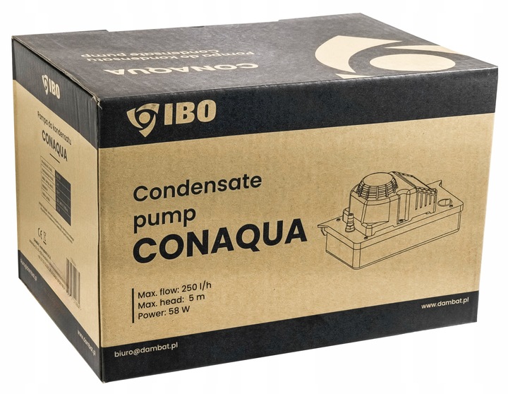 POMPA POMPKA DO ODPROWADZANIA KONDENSATU SKROPLIN 230V 58W CONIAQUA
