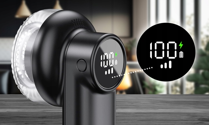 GOLARKA DO UBRAŃ AKUMULATOROWA + USB-C WSKAŹNIK BATERII 6 OSTRZY + 3