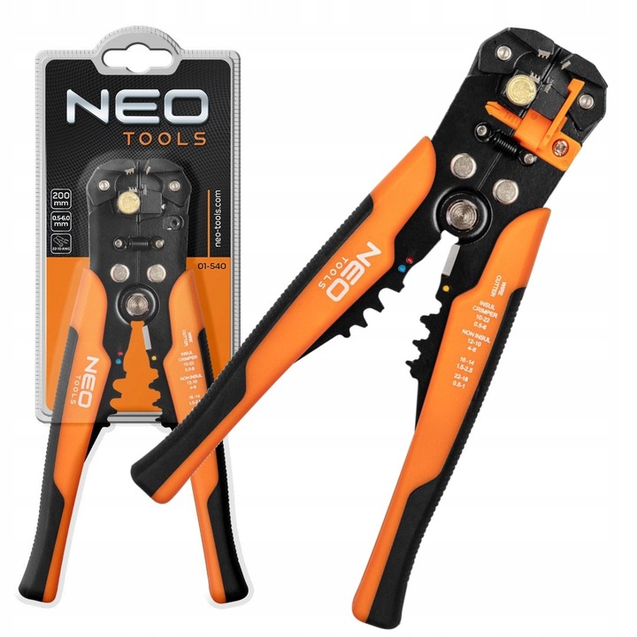 Automatyczny ściągacz izolacji 200mm NEO 01-540