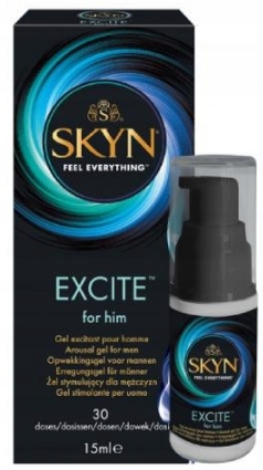 Żel Intymny Skyn Excite For Him 15ml. Stymulujący Nawilżający dla Mężczyzn