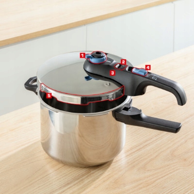 Szybkowar TEFAL Secure Trendy Pressure 4L INDUKCJA P2580402