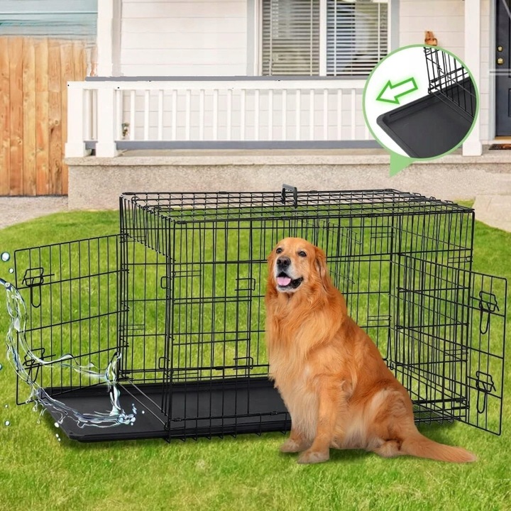 Klatka dla psa kennelowa metalowa Kojec transporter dla zwierząt