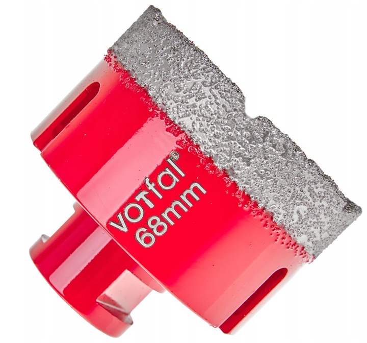 OTWORNICA DIAMENTOWA 68MM + ADAPTER M14 WIERTŁO DIAMENTOWE DO GRESU