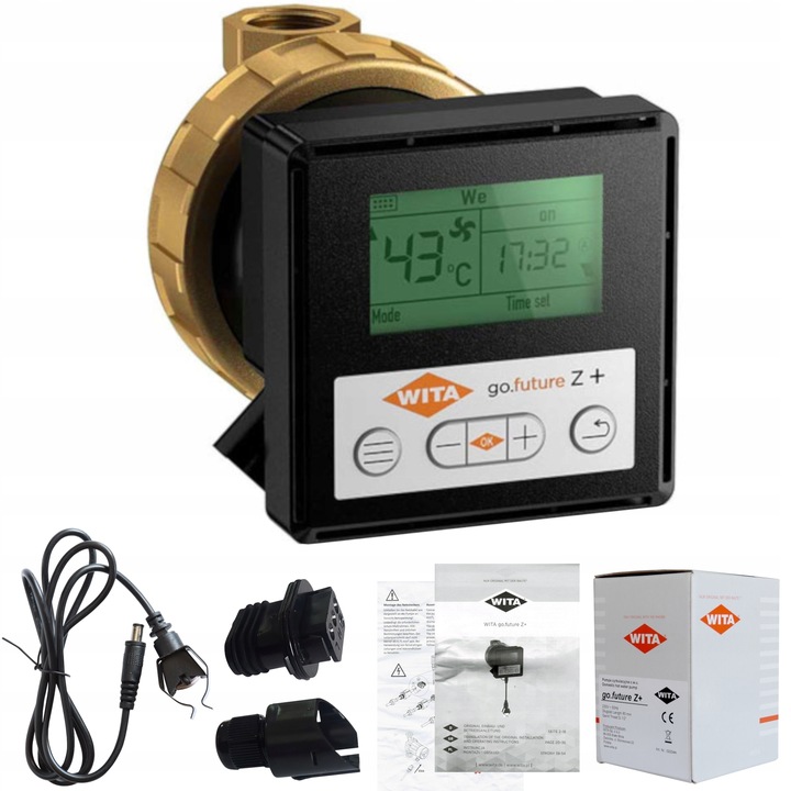 POMPA CYRKULACYJNA CWU GO.FUTURE Z+ ENERGOOSZCZĘDNA TYLKO 2,5 W + CZUJNIK!