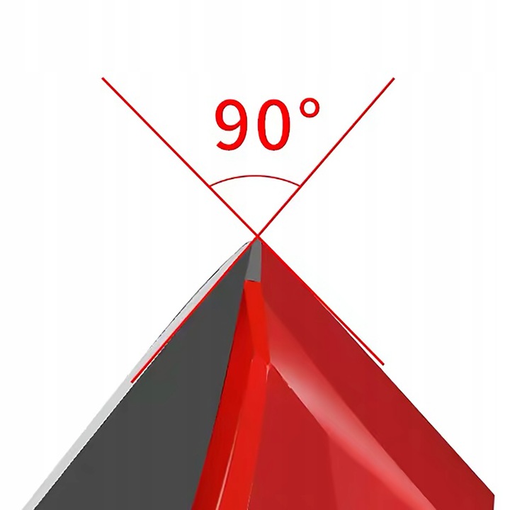 Frez VHM do PŁYT GIPS-Karton GK 90 stopni kątowy 8mm uchwyt