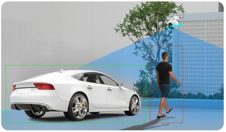 Kamera Obrotowa WiFi 5MPx H8 3K EZVIZ Autotracking Zewnętrzna CS-H8 3K PRO