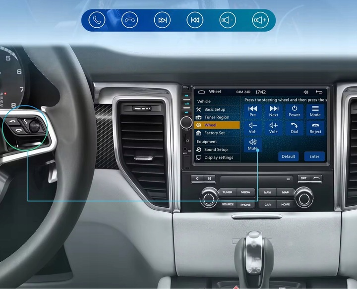 RADIO GPS VW PASSAT B5 GOLF 4 POLO 4 VW T5 USB CARPLAY ANDROID AUTO