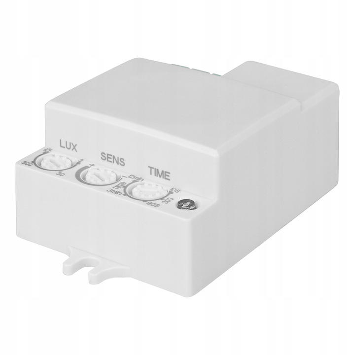 Czujnik RUCHU zmierzchu LED sensor MIKROFALOWY flat