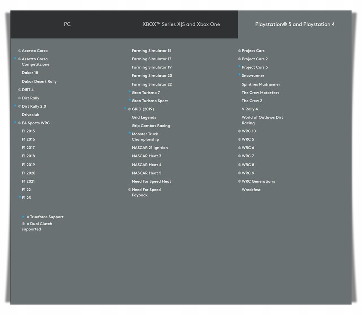 Kierownica Logitech Driving Force G29 PS4 PS5 PC + BIEGI / Skrzynia biegów