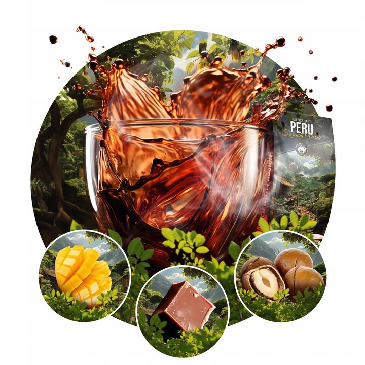 Kawa ziarnista 1kg PERU FAZENDA VERDE Fusion Edition Blue Orca +