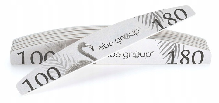 Aba Group Pilnik do Paznokci Półksiężyc 100/180 Standard 100 sztuk