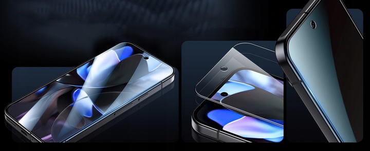 Etui plecki do Google PIXEL 9 / 9 PRO + SZKŁO do MagSafe CZARNY MATT CASE