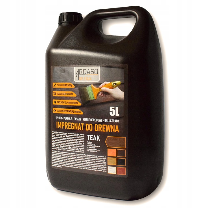 IMPREGNAT farba do drewna TEAK 5l