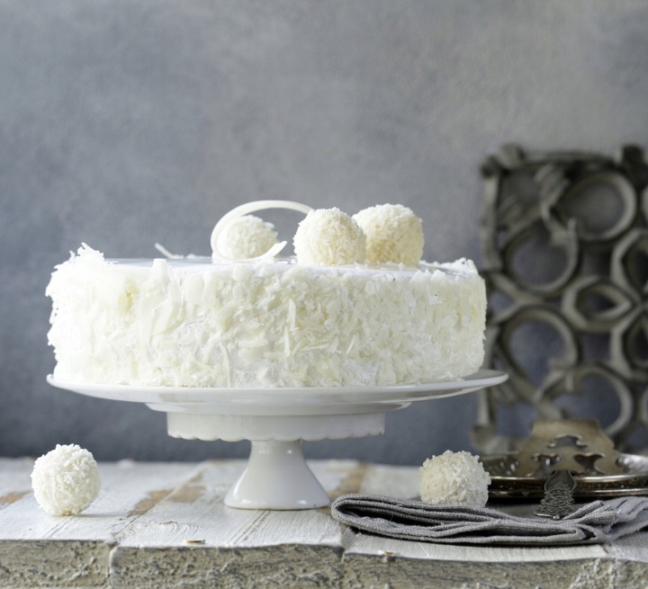 POLEWA CZEKOLADOWA BIAŁA 1kg Do rozpuszczania Krążki do deserów Kol-Pol