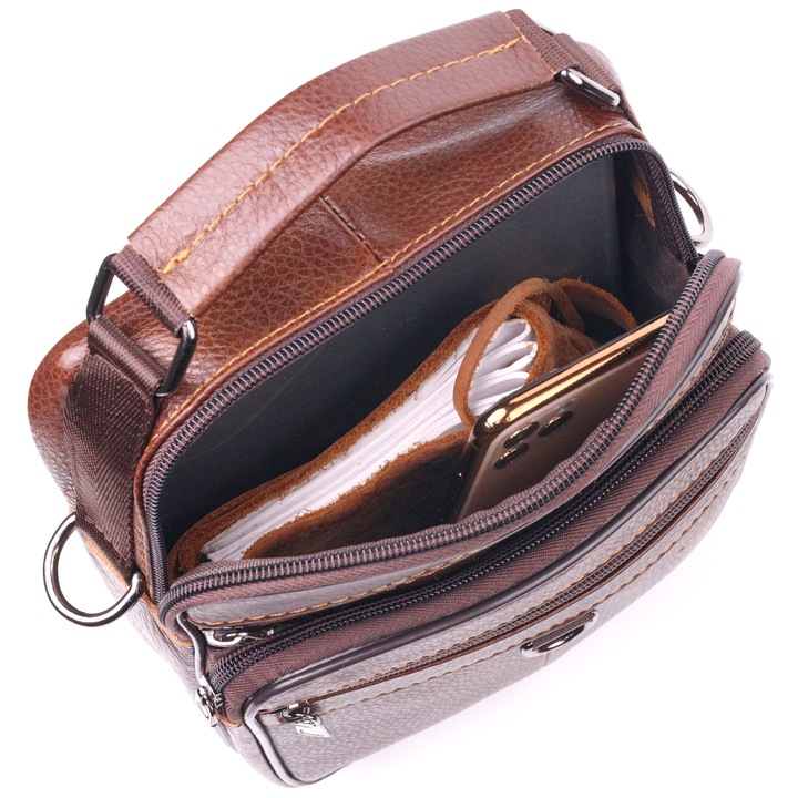 Znakomita męska torba skórzana