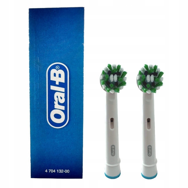 Oryginalne końcówki Oral-B Cross Action EB50-2 2 sztuki