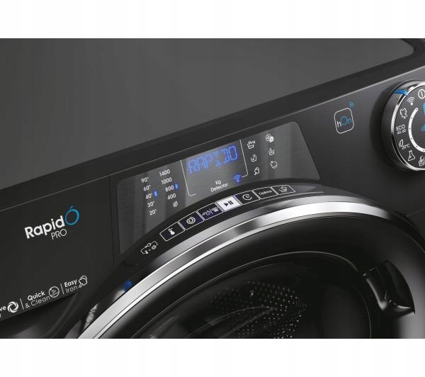Pralka Candy RapidO Pro RP 496BWMBCB/1-S 9kg 1400 obr/min 76 dB Czarna