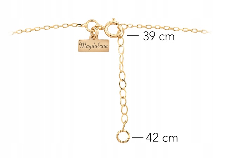 ZŁOTY NASZYJNIK CHOKER CELEBRYTKA KÓŁKA GRAWER 333