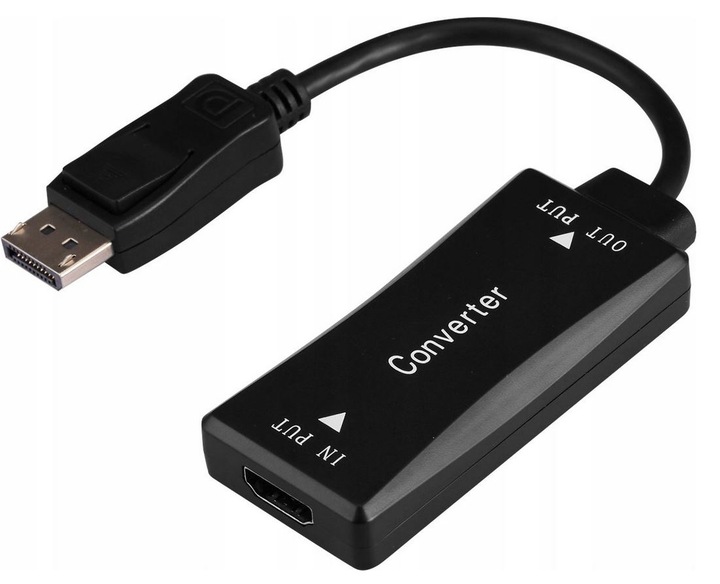 Adapter Konwerter HDMI DisplayPort DP 4K@30Hz