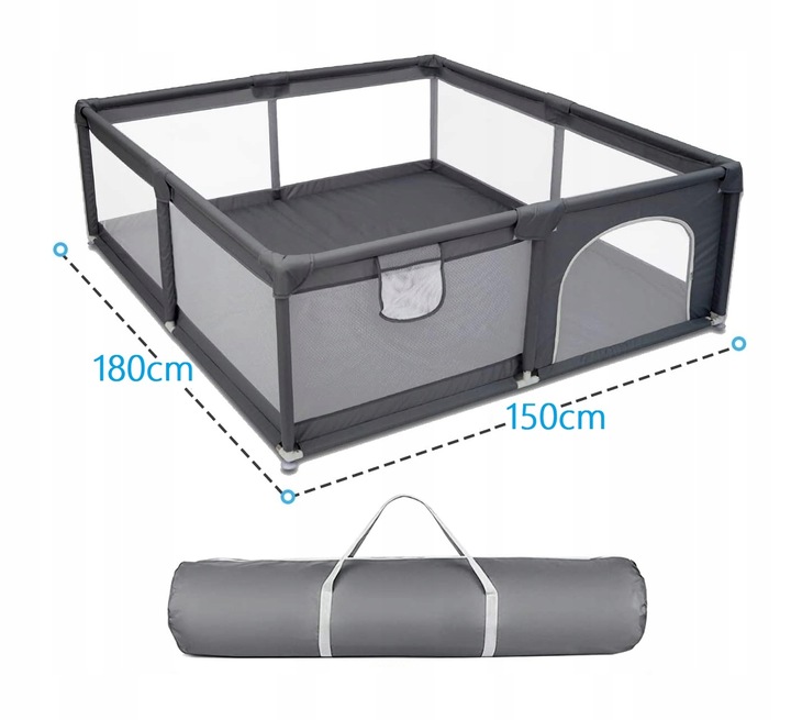 Kojec dla dzieci suchy basen TORBA pokrowiec | 150x180 (I111)