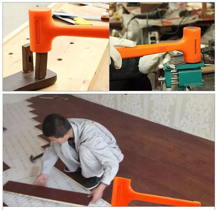 Młotek młot gumowy bezodrzutowy ABS 1860 g 4 LB