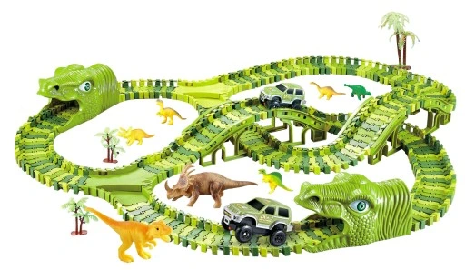 MEGA TOR WYŚCIGOWY XXXL DINOZAUR DINO PARK 240 el.