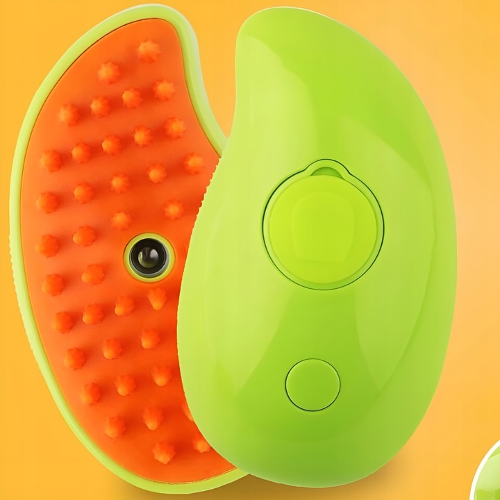 SZCZOTKA PAROWA DLA KOTA PSA ZWIERZĄT MASAŻER GRZEBIEŃ ELEKTRYCZNY SIERŚĆ