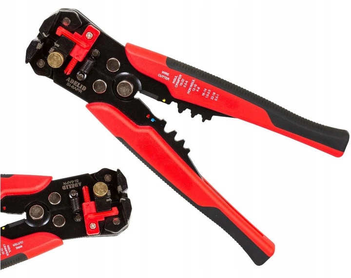 Szczypce do ściągania izolacji i zaciskania 5w1