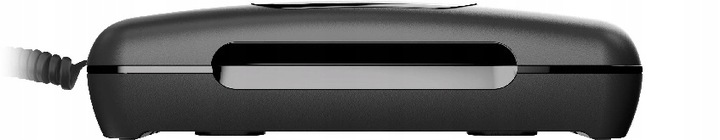 Czarny Telefon stacjonarny ALCATEL T06