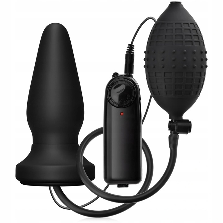 OLBRZYMI PLUG POMPOWANY KOREK ANALNY Z WIBRACJAMI