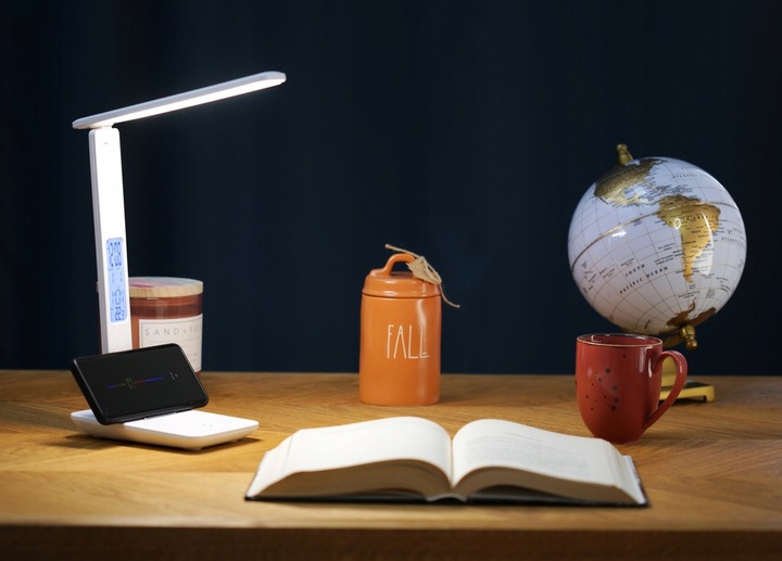 Lampka LED Biurkowa Szkolna 3 BARWY 3 MOCE WYŚWIETLACZ LCD ZEGAR