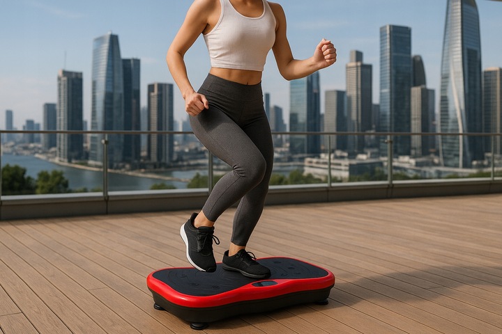 PLATFORMA WIBRACYJNA WIBRUJĄCA TRENINGOWA MASAŻER CAŁEGO CIAŁA VIBRO