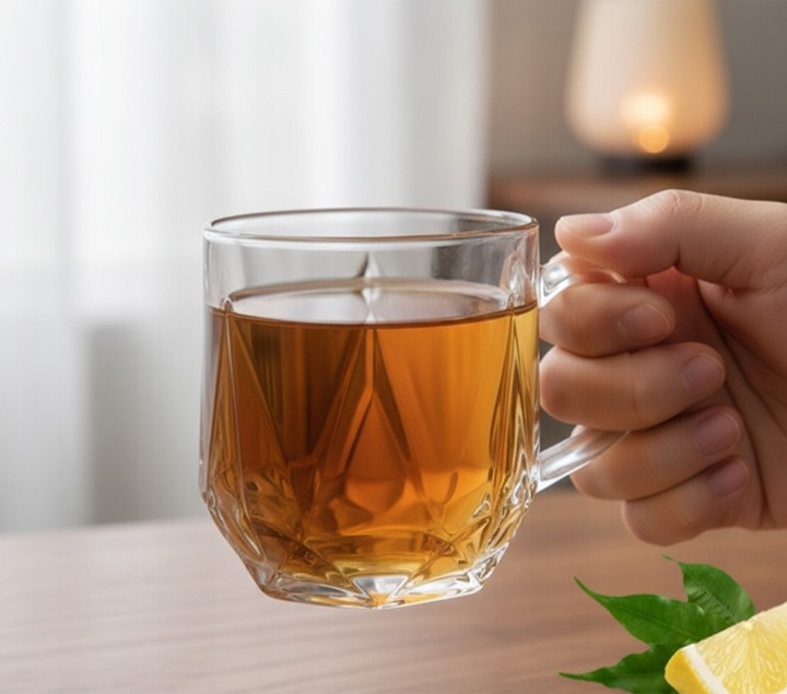 Szklanki do kawy herbaty LUXITO Maks 300ml Komplet szklanek kubków 6szt