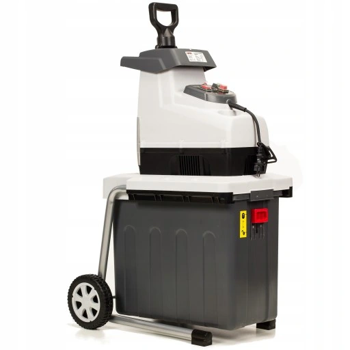 ROZDRABNIACZ do gałęzi FREZOWY NAC 2800W Rębak do 44mm + POJEMNIK 60l