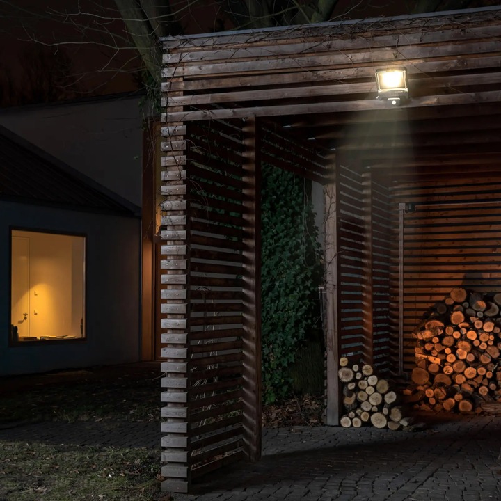 Naświetlacz LED SLIM 50W Halogen z CZUJNIK RUCHU Zmierzchu Reflektor