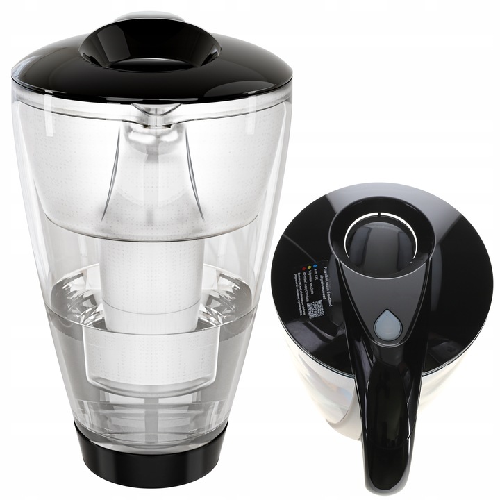 Dzbanek filtrujący szklany Dafi Crystal LED 2l + 10x Filtr Dafi