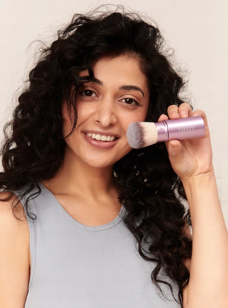 GLOV Pędzel do makijażu, idealny do konturowania i bronzera, kompaktowy