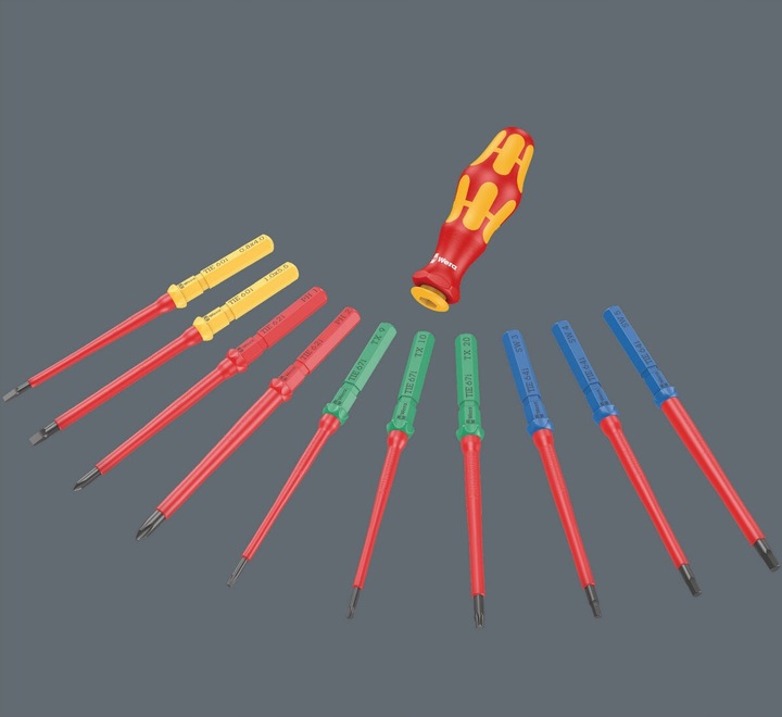 WERA wkrętaki izolowane VDE Kraftform Kompakt 26 sztuk 05006617001