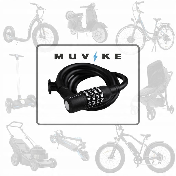 ZAPIĘCIE ROWEROWE LINKA ZAPIĘCIE DO ROWERU SZYFR MUVIKE FLEX 1500/12C