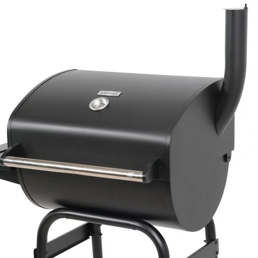 GRILL OGRODOWY WĘGLOWY DUŻY Z POKRYWĄ RUSZT 47 cm