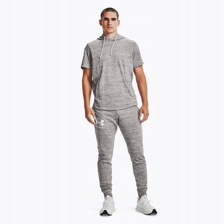 Spodnie męskie Under Armour Ua Rival Terry Jogger grey/melange M