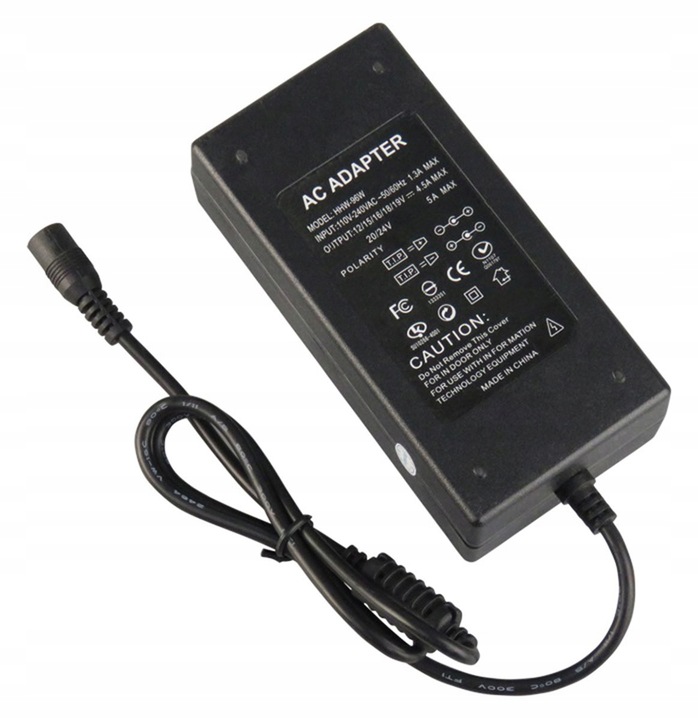 ZASILACZ UNIWERSALNY ŁADOWARKA SIECIOWA DO LAPTOPA 96W 8 WTYK 12-24V AK311