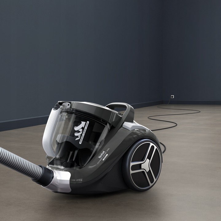 Odkurzacz bezworkowy Tefal TW4B36 Compact Power XXL mocny 900W HEPA cyklon