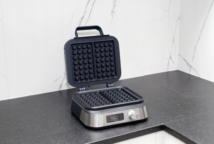 Gofrownica XXL z wyświetlaczem LCD | chrupiące gofry, regulacja