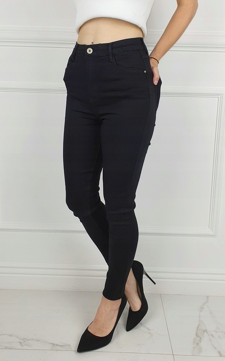 # DAMSKIE SPODNIE JEANSOWE WYSZCZUPLAJĄCE KOLORY #