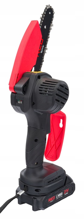 PIŁA ŁAŃCUCHOWA AKUMULATOROWA GAŁĘZIÓWKA MINI PILARKA 2x AKU + 4x