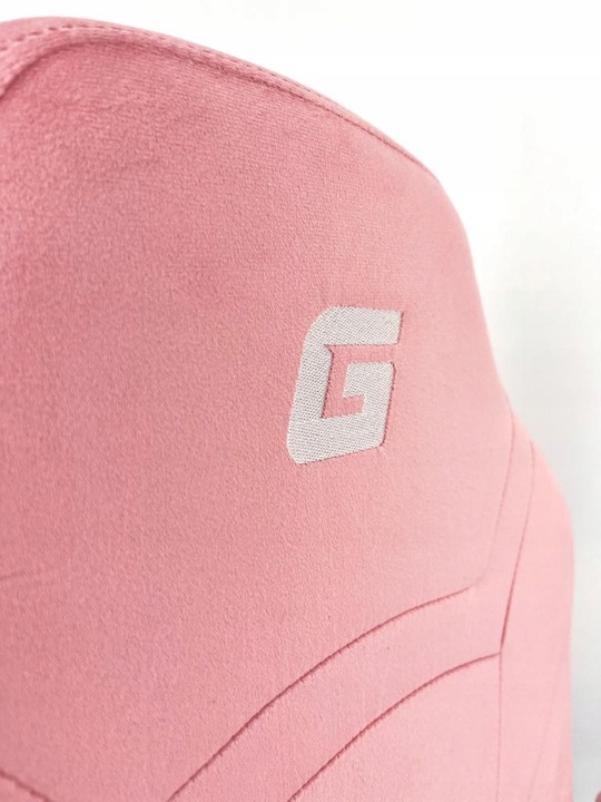 Fotel obrotowy gamingowy biurowy MARIO krzesło do biurka dziewczynki różowy